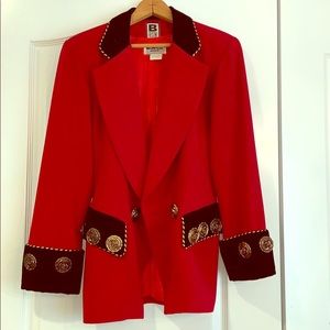 Bestini Mon-Liz Paris black and red suit jacket